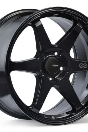 Enkei T6R BK 17x8 +40 5x114.3mm 72.6mm Gloss Black Flash Sale