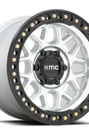 Deal KMC GRS KM549 SL 20x9 +18 6x135mm 87.1mm Machined Machined Satin Black Lip