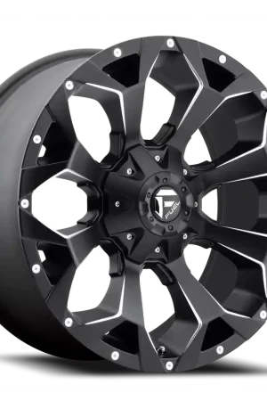 Fuel Assault D546 17x9 +1 5x139.7/5x150mm 110.3mm Matte Black Milled Special Discount