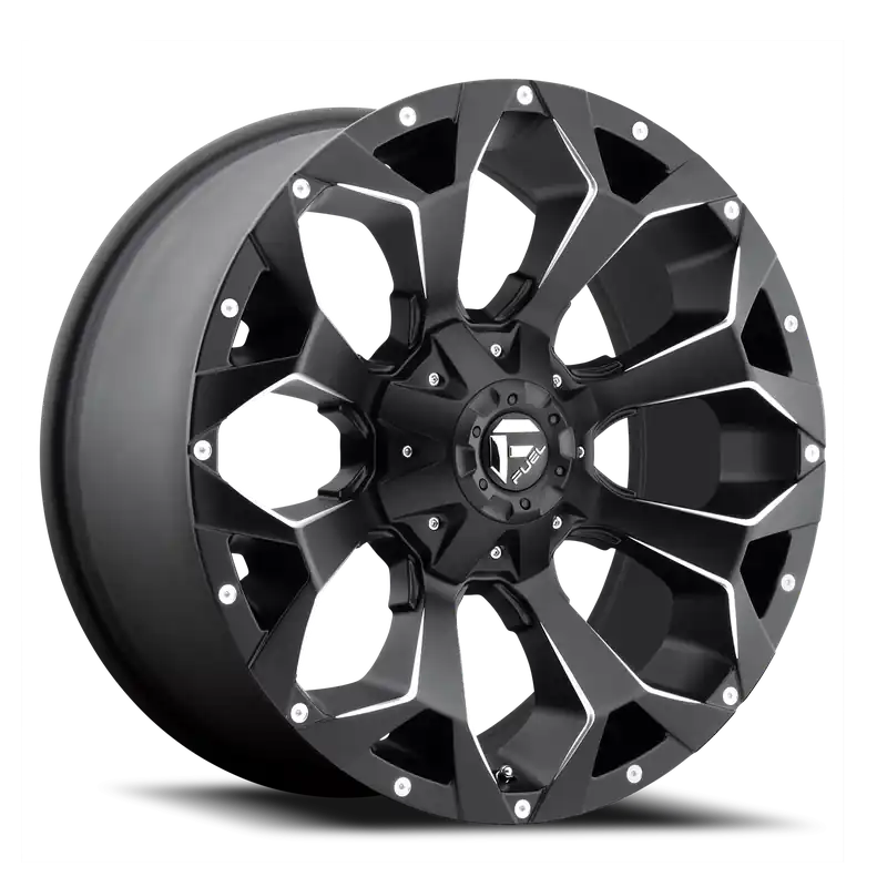 Fuel Assault D546 17x9 +1 5x139.7/5x150mm 110.3mm Matte Black Milled Special Discount