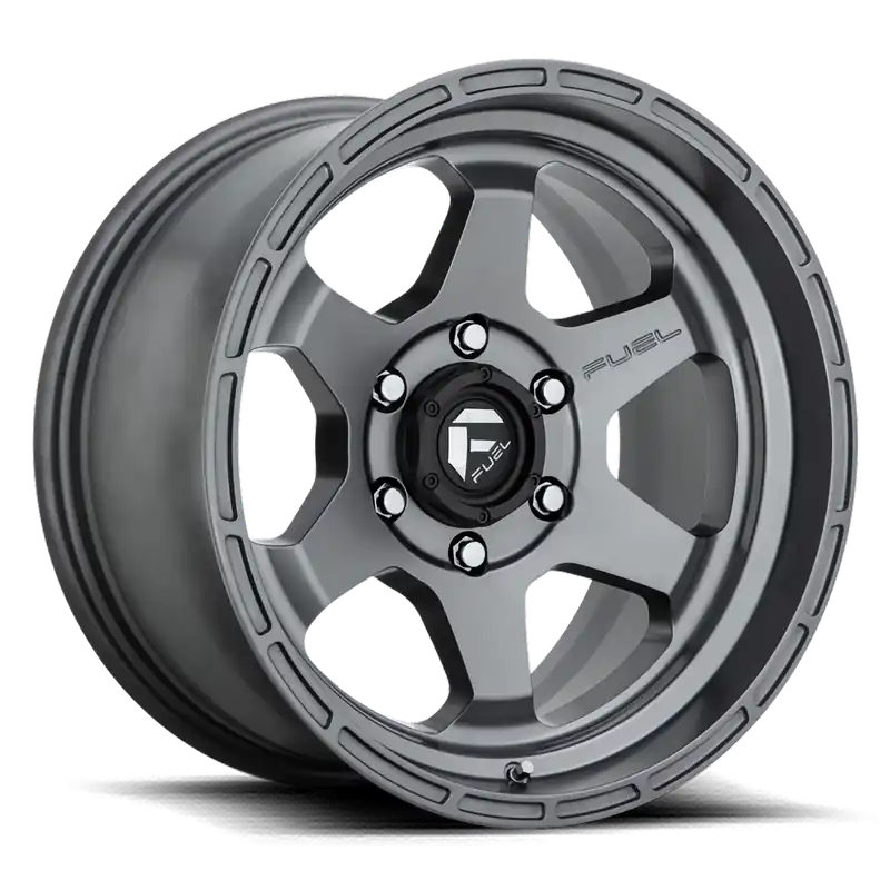 Last Chance Fuel Shok D665 17x9 -12 6x139.7mm 106.1mm Matte Anthracite