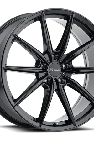Genuine Petrol P4B GB 17x8 +40 5x110mm 72.1mm Gloss Black