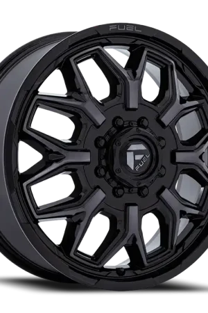 Fuel Flux Dually D875 20x8.25 +104 8x200mm 142mm Gloss Black Double Dark Tint Hot Deal