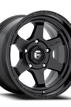 Fuel Shok D664 17x9 -12 5x127mm 71.5mm Matte Black Professional Grade