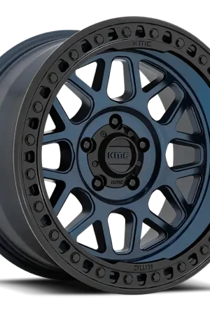 Buy Today KMC GRS KM549 BL 20x9 +0 5x127mm 71.5mm Midnight Blue Gloss Black Lip