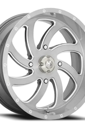 One Day Deal MSA Switch M36 TT 18x7 +0 4x137mm 112.1mm Brushed Titanium