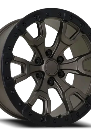 Factory Reproductions FR 99 Ford Bronco Raptor BZ 17x9 +18 6x139.7mm 93.1mm Bronze Black Ring Warranty Included