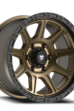 No Minimum Order Fittipaldi Offroad Terra Series FT104ZB 17x9 -12 6x139.7mm 106.2mm Satin Bronze Satin Black Lip