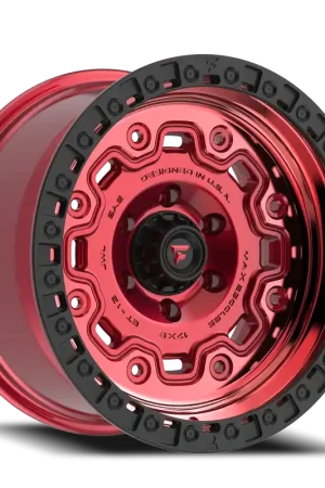 Buy Direct Fittipaldi Offroad Terra Series FT100 RTB 20x9 +18 6x135mm 87.1mm Machined Red Tint Black Ring