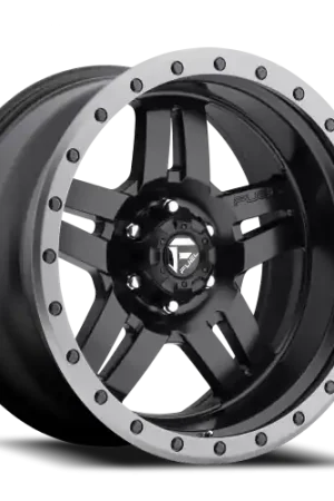 Fuel Anza D557 17x8.5 +6 6x139.7mm 108mm Matte Black Direct From Factory