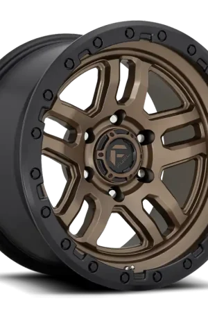 Fuel AMMO D702 17x9 -12 5x127mm 71.5mm Matte Bronze Black Bead Ring Special Discount