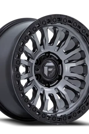 Fuel Rincon SBL FC857AB 18x9 -12 5x127mm 71.5mm Matte Gunmetal Matte Black Lip Free Shipping