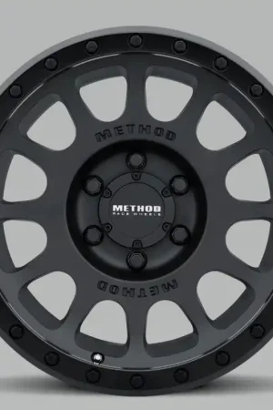 Popular Method MR305 NV 16x8 0mm Offset 6x5.5 108mm CB Double Black Wheel