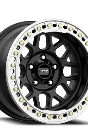 KMC Grenade Crawl Beadlock KM235 SB 18x9 -24 6x135mm 87.1mm Satin Black Last Chance