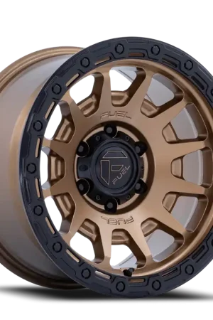 Fuel Fortress FC884ZB 17x8.5 +0 6x139.7mm 106.1mm Matte Bronze Gloss Black Lip While Supplies Last