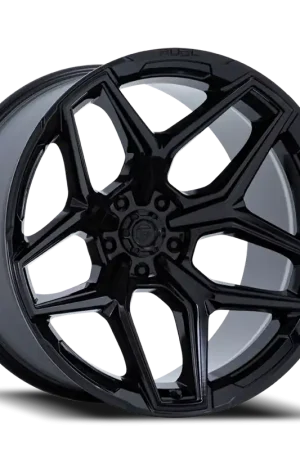 Premium Fuel Flux 6 FC854BX 17x9 +1 6x135mm 87.1mm Gloss Black