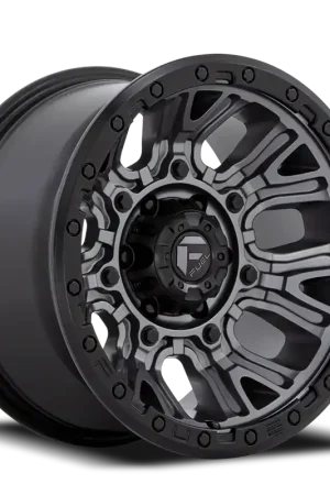 Fuel Traction D825 20x9 +1 6x139.7mm 106.1mm Matte Gunmetal Black Ring Buy Online