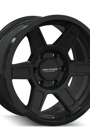 Tuffstuff Ascent TS01 Gloss Black 17x8.5 6x135 0mm 87.1mm Fresh Stock