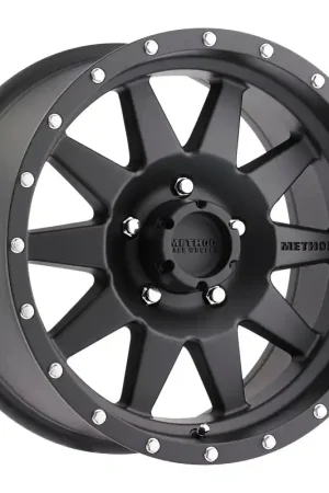 Method MR301 The Standard 17x8.5 0mm Offset 5x5.5 108mm CB Matte Black Wheel Limited Edition