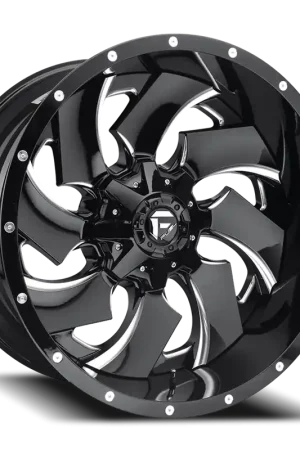 Limited Time Fuel Cleaver D574 20x10 -18 5x114.3/5x127mm 78.1mm Gloss Black Milled