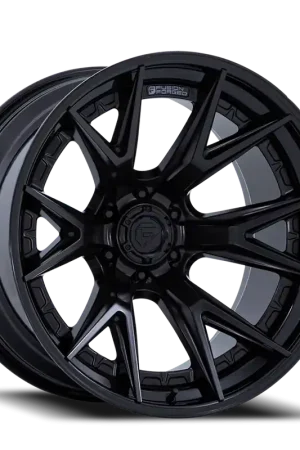 Fuel Catalyst FC402MX 22x10 -18 6x135mm 87.1mm Matte Black Gloss Black Lip Mega Sale