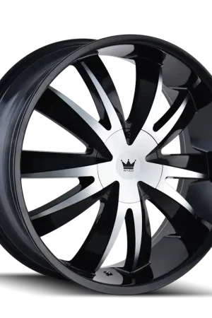 Mazzi Edge 337 Gloss Black Machined 22x8.5 5x112/5x120 35mm 72.56mm Get Yours