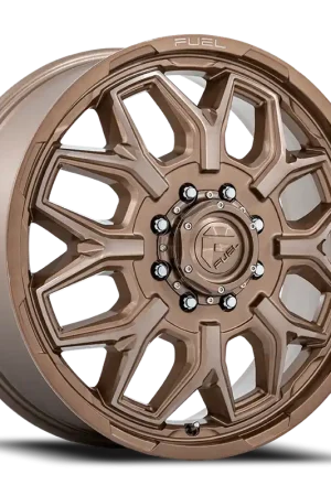 Authentic Fuel Flux Dually D876 20x8.25 +104 8x200mm 142mm Platinum Bronze