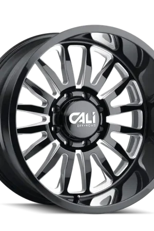 While Supplies Last Cali OffxRoad Summit 9110 Gloss Black Milled 22x12 8x170 x51mm 125.2mm