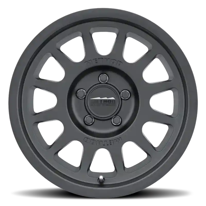 Method MR703 17x8.5 0mm Offset 5x5 71.5mm CB Matte Black Wheel Direct From Factory