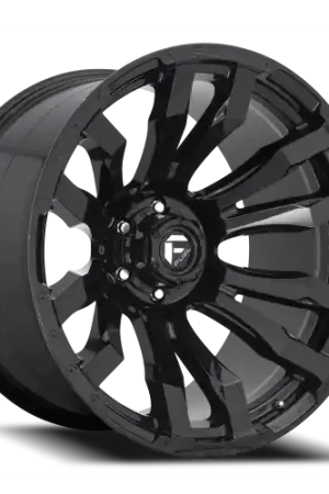 Fuel Blitz D675 20x10 -18 6x139.7mm 106.1mm Gloss Black Special Discount