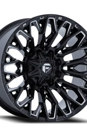 Reduced Price Fuel Strike FC865 BE 22x10 -18 6x135/6x139.7mm 106.1mm Gloss Black Milled