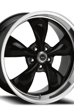 American Racing Torq Thrust M AR105 BK 17x9 +24 5x114.3mm 72.6mm Gloss Black Machined Lip Holiday Sale