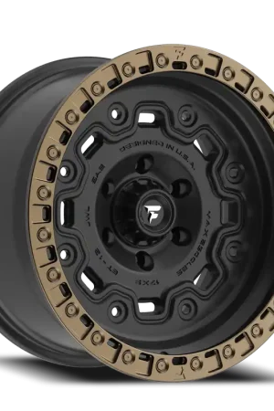 Top Rated Fittipaldi Offroad Terra Series FT100 BZ 20x9 +0 5x127mm 71.5mm Satin Black Bronze Ring