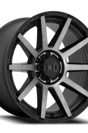 XD Series Outbreak XD847 SBGT 22x10 +12 6x135mm 87.1mm Satin Black Gray Tint Big Sale