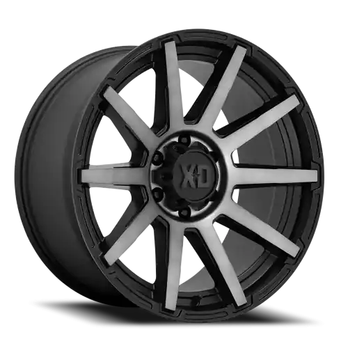 XD Series Outbreak XD847 SBGT 22x10 +12 6x135mm 87.1mm Satin Black Gray Tint Big Sale