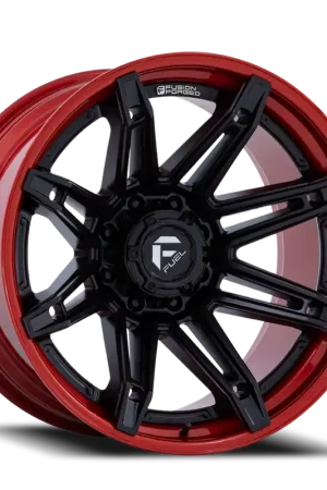 Fuel Brawl FC401MQ 20x10 -18 8x180mm 124.2mm Matte Black Candy Red Lip Editor’s Pick