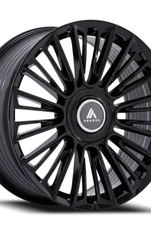 Mega Sale Asanti Black Label Premier AB049 BX 24x10 +35 5x120/5x130mm 84.1mm Gloss Black