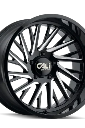 Same Day Shipping Cali OffxRoad Purge 9114 Gloss Black Milled 22x12 6x139.7 x51mm 106mm