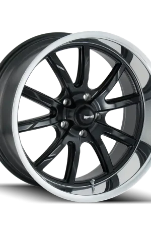 Ridler 650 Matte Black Polished 17x7 5x114.3 0mm 83.82mm Warranty Included