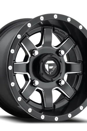 Fuel Maverick UTV D538 16x7 +13 4x156mm 132mm Matte Black Milled Hassle-Free Returns