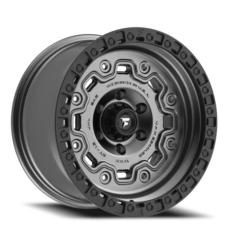 Trending Fittipaldi Offroad Terra Series FT100 AB 20x9 +18 6x135mm 87.1mm Satin Anthracite Black Ring