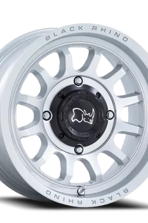 Black Rhino Rapid UTV HS 15x7 +10 4x156mm 115.1mm Hyper Silver Machined Face Budget