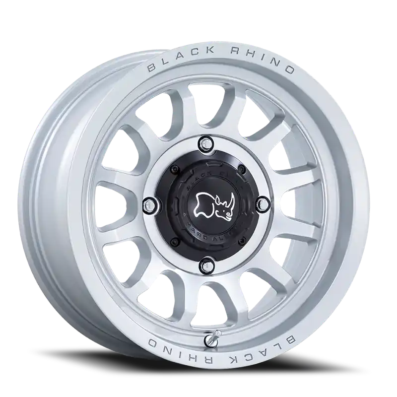 Black Rhino Rapid UTV HS 15x7 +10 4x156mm 115.1mm Hyper Silver Machined Face Budget