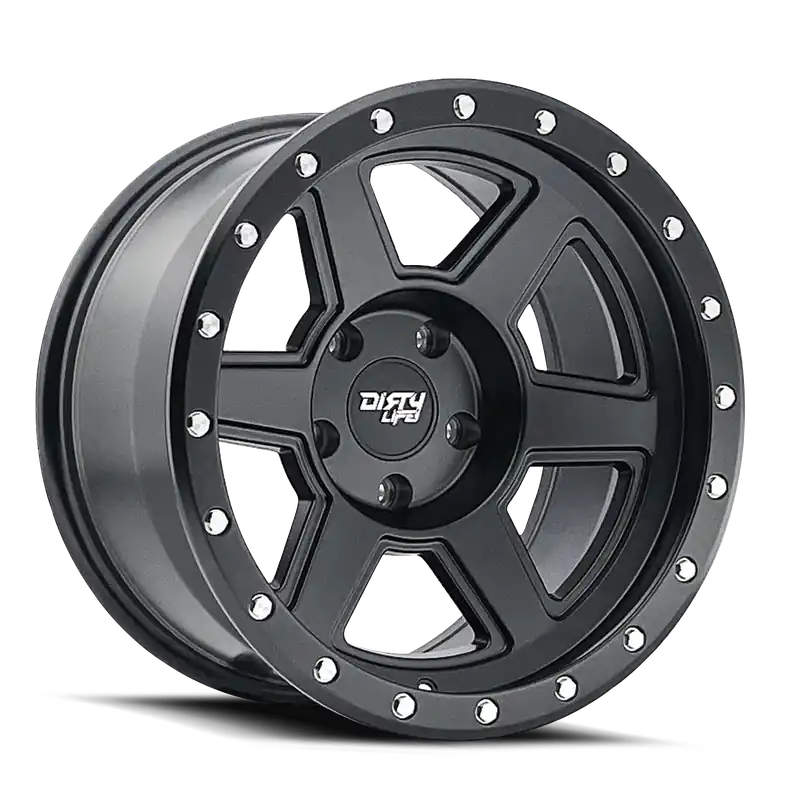 Authentic Dirty Life Compound 9315 Matte Black 18x9 5x127 x12mm 78.1mm