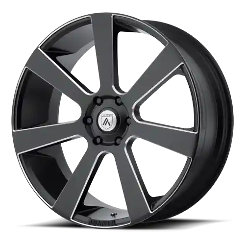 Asanti Black Label Apollo ABL15 BK 24x9 +35 6x139.7mm 100.5mm Satin Black Milled Big Sale