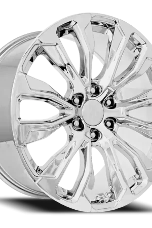 Factory Reproductions FR 203 GMC Denali Replica CH 24x10 +31 6x139.7mm 78.1mm Chrome In Demand