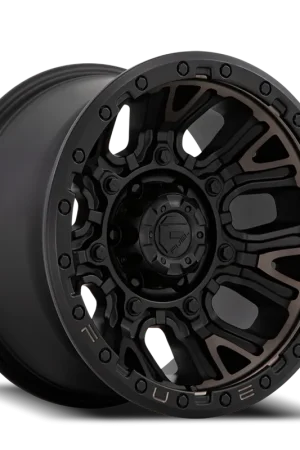 Fuel Traction D824 20x10 -18 6x139.7mm 106.1mm Matte Black Double Dark Tint Low Price