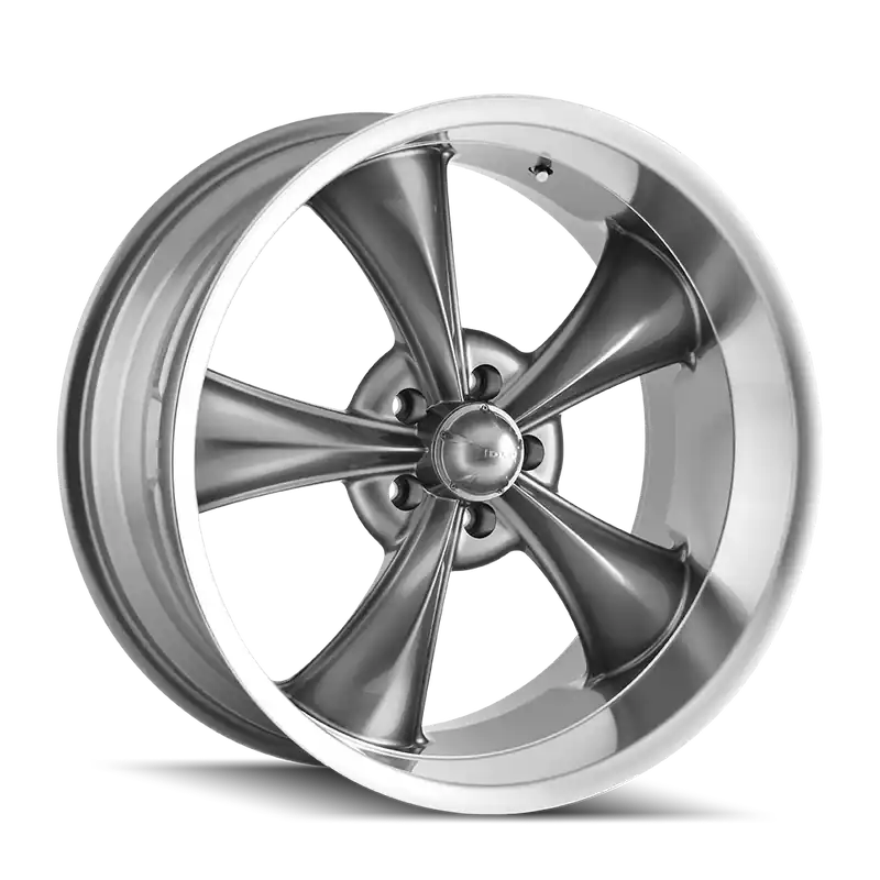 Ridler 695 Gloss Grey Machined 18x9.5 5x127 6mm 83.82mm Best Choice