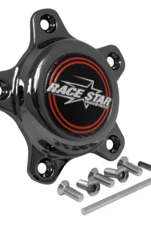Crafted Race Star 5 Lug Cap Short Plastic Dark Star (incl. Medallion & Screws)