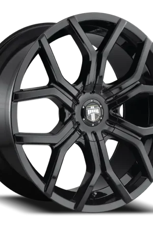 Trusted Brand DUB Royalty S208 22x9.5 +30 6x135/6x139.7mm 87.1mm Gloss Black